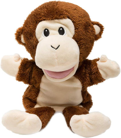 HollyHOME Hand Puppets Monkey Animal Puppets Zoo Plush Animal Toys 13 Inches