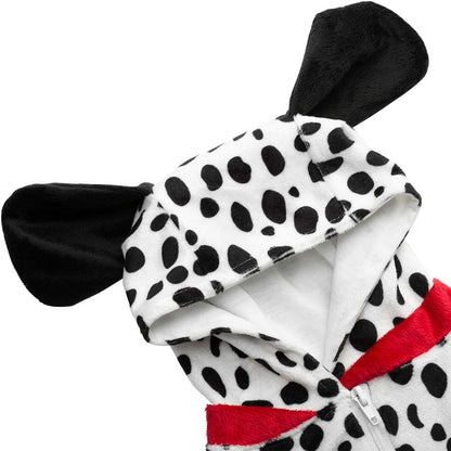 HollyHOME Baby Romper Dalmatian Puppy OneSize for Kids One Piece Dog Sleeping Wear Cosplay Costume