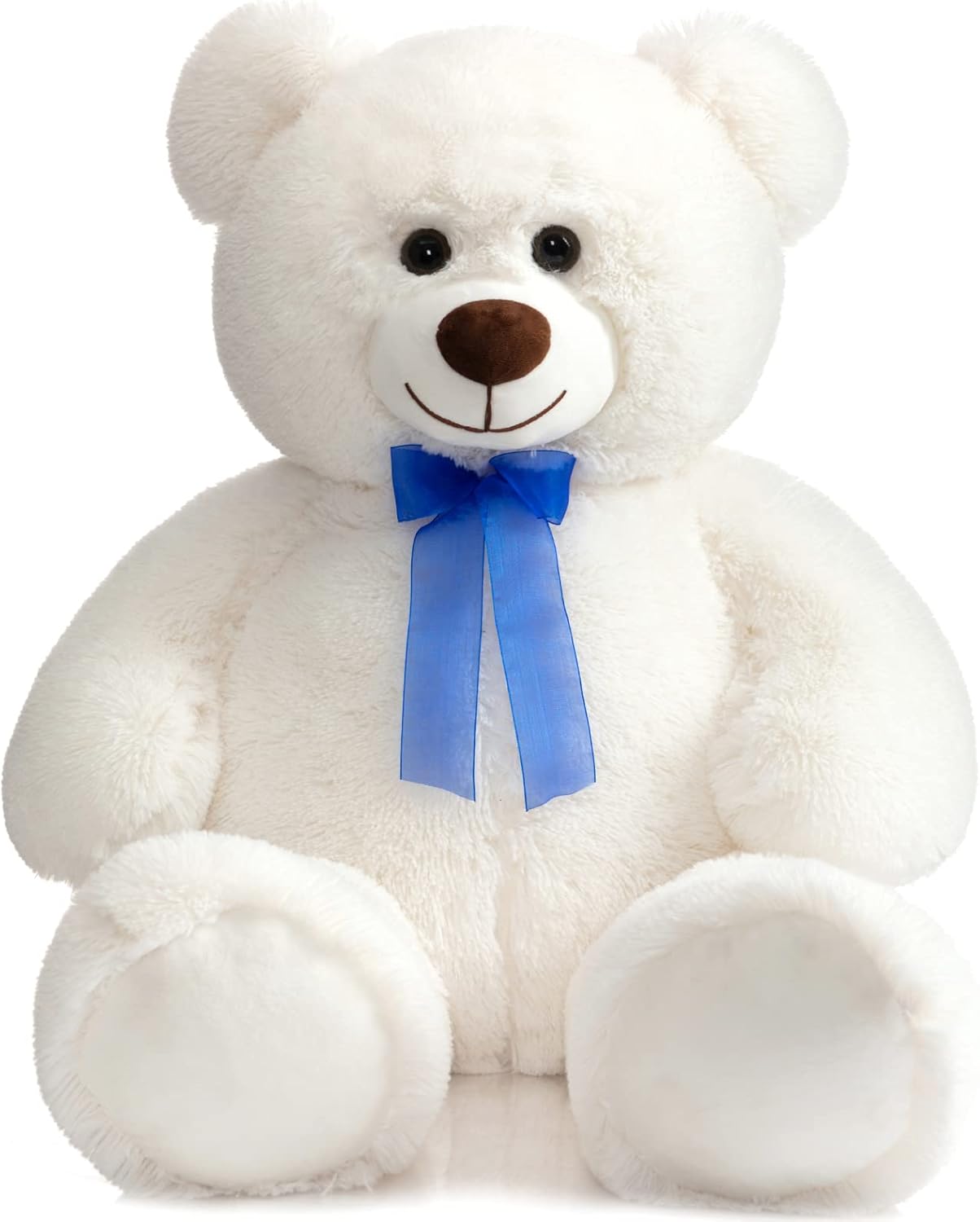 HollyHOME Big Teddy Bear Large Teddy Bear Stuffed Animal Birthday Valentines Day Plush for Kids and Girlfriend 36 inch White