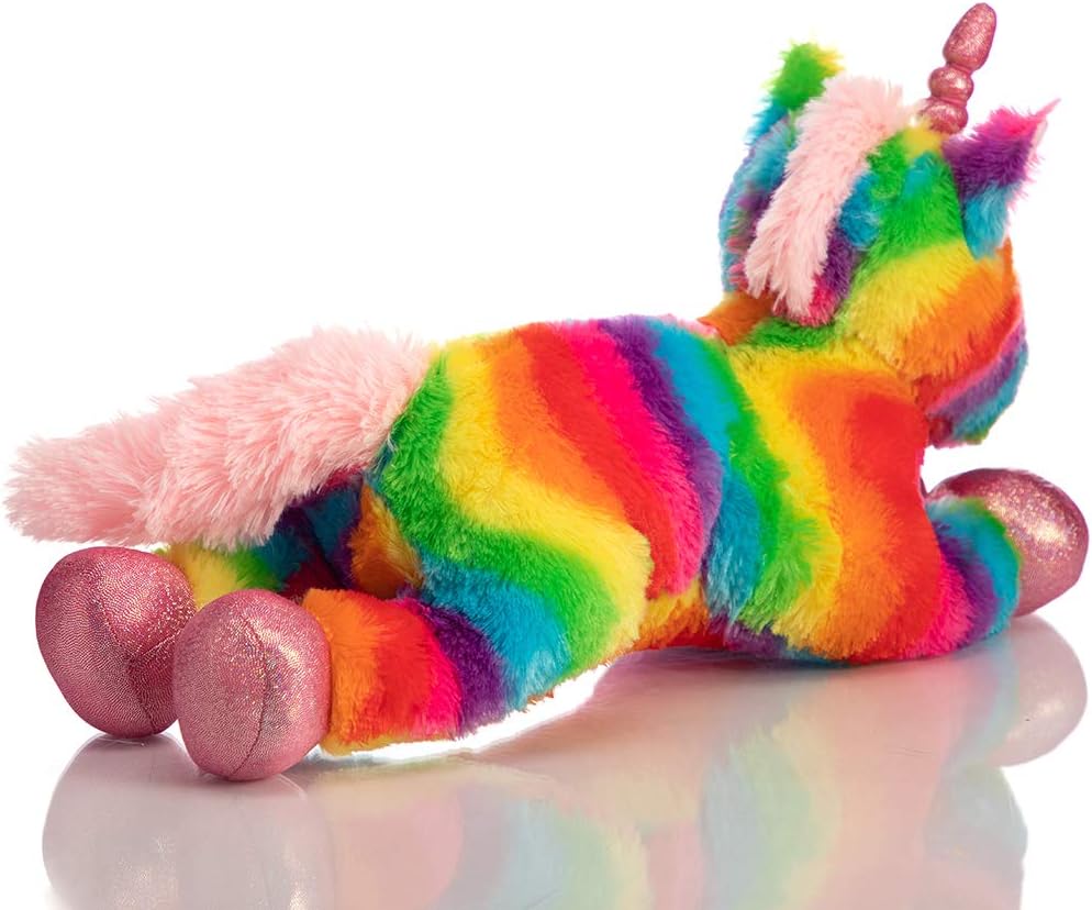 HollyHOME Plush Unicorn Stuffed Animals Rainbow Unicorn Toy Holiday Birthday Gift for Girls 16 Inch