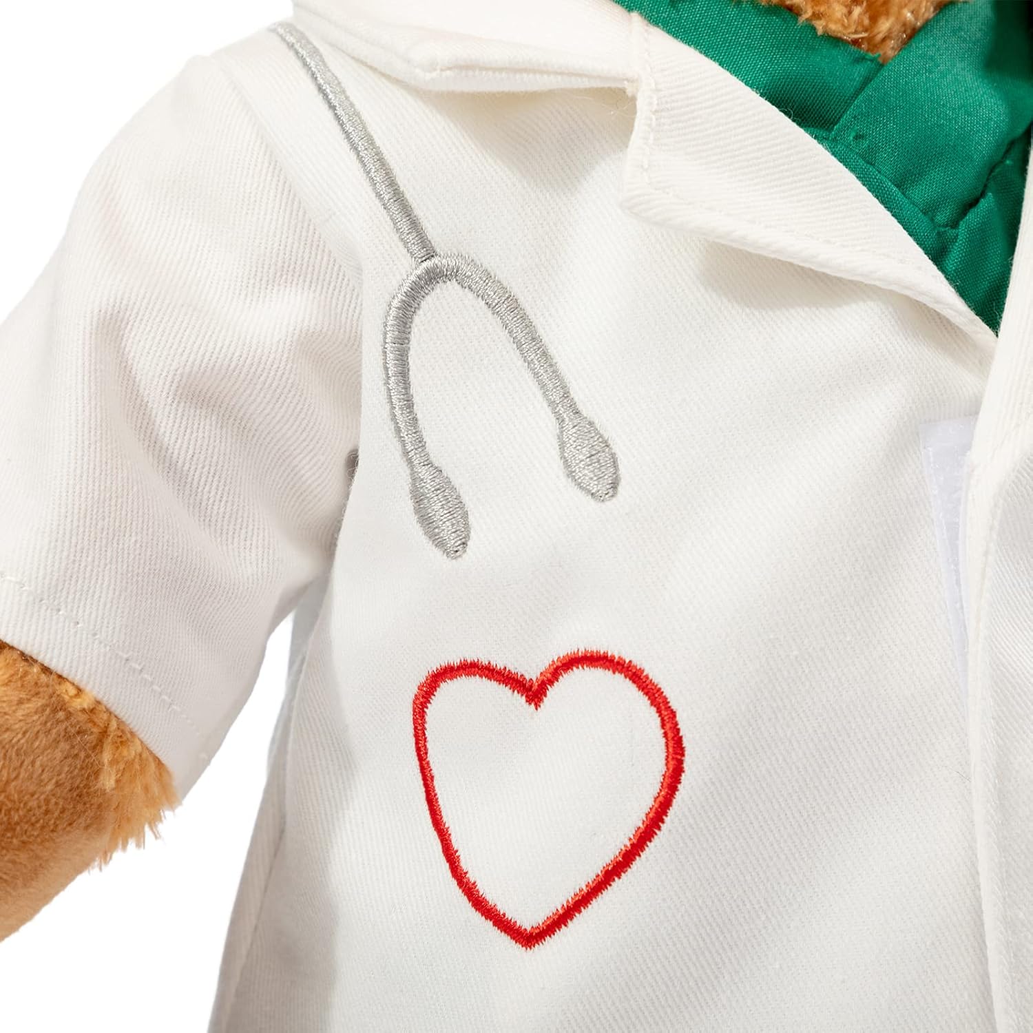 HollyHOME 16 inches Doctor in Scrubs Teddy Bear Stuffed Animal Plush Toy