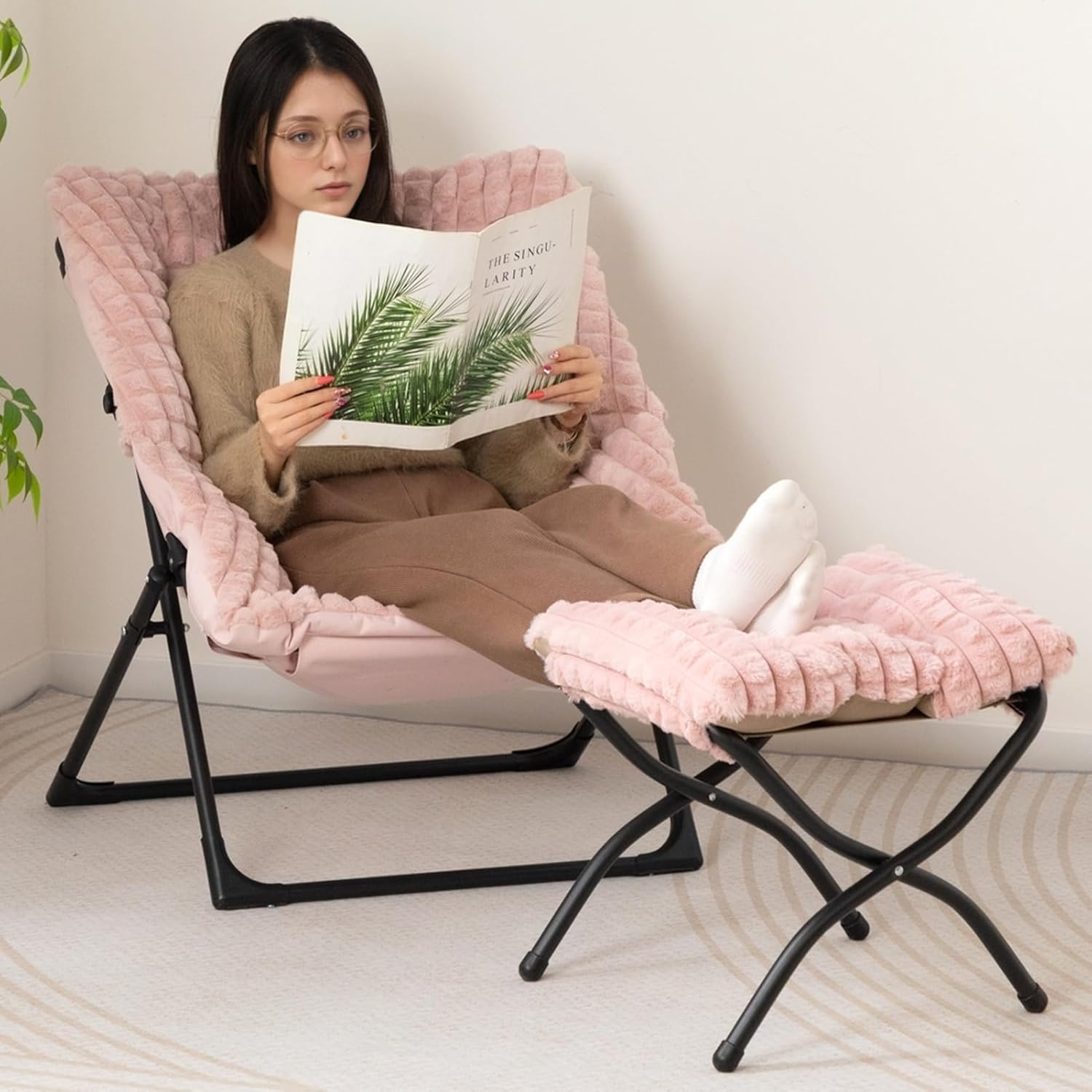 Light Khaki Chair&Stool