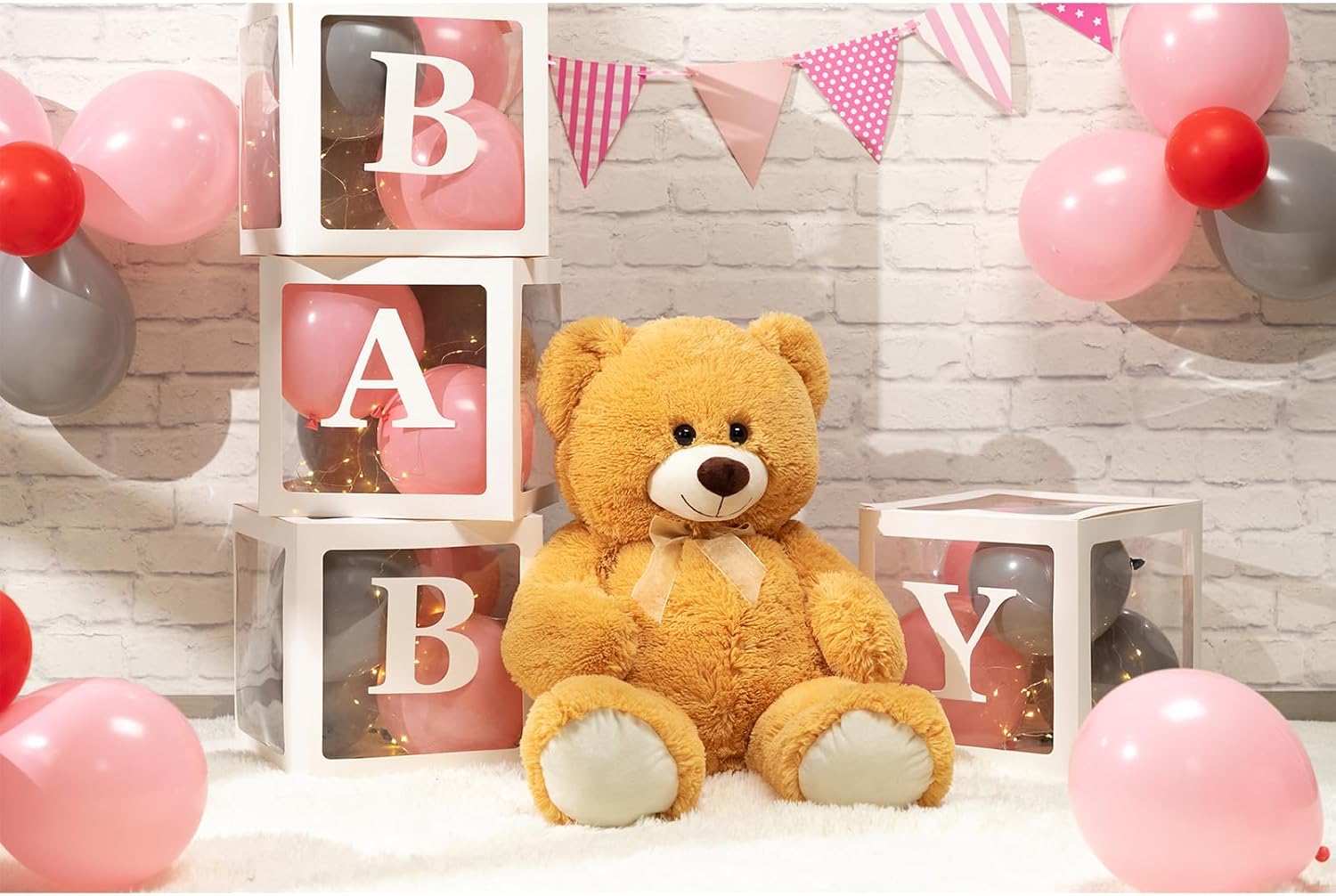 36 inch Pink Teddy Bear