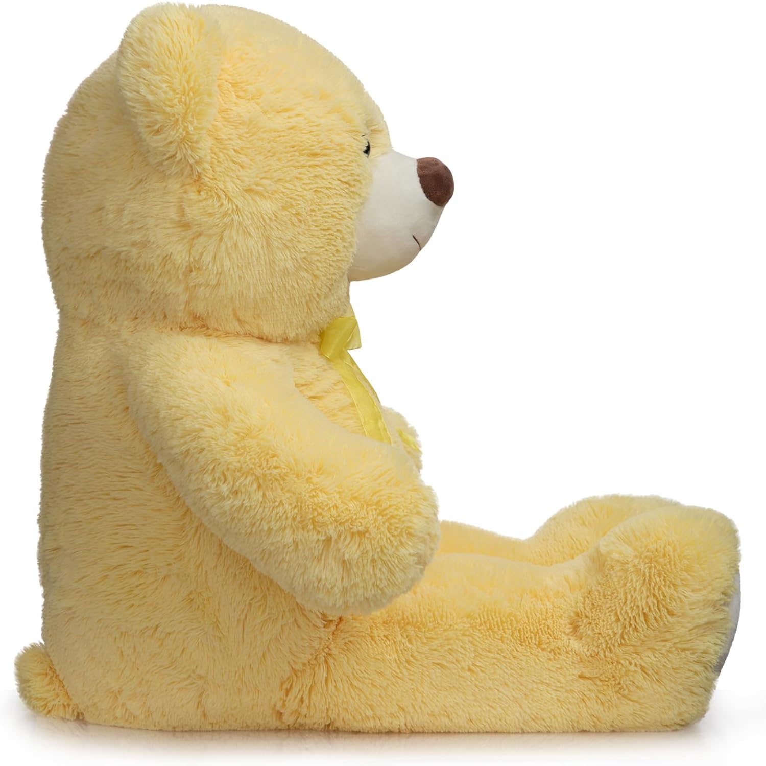 HollyHOME Big Teddy Bear Large Teddy Bear Stuffed Animal Birthday Valentines Day Plush for Kids and Girlfriend 36 inch Yellow