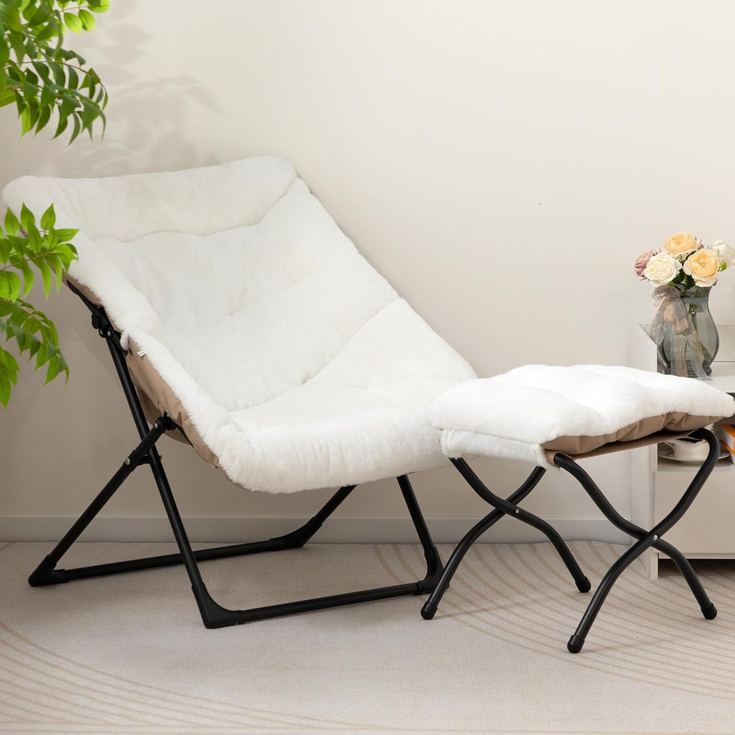 Light Khaki Chair&Stool