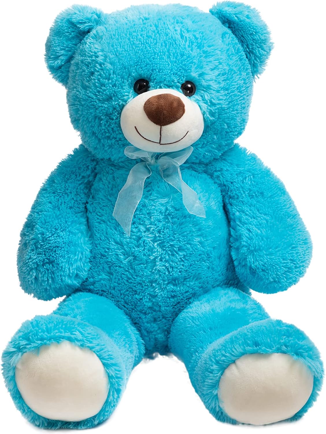 HollyHOME Big Teddy Bear Large Teddy Bear Stuffed Animal Birthday Valentines Day Plush for Kids and Girlfriend 36 inch Blue