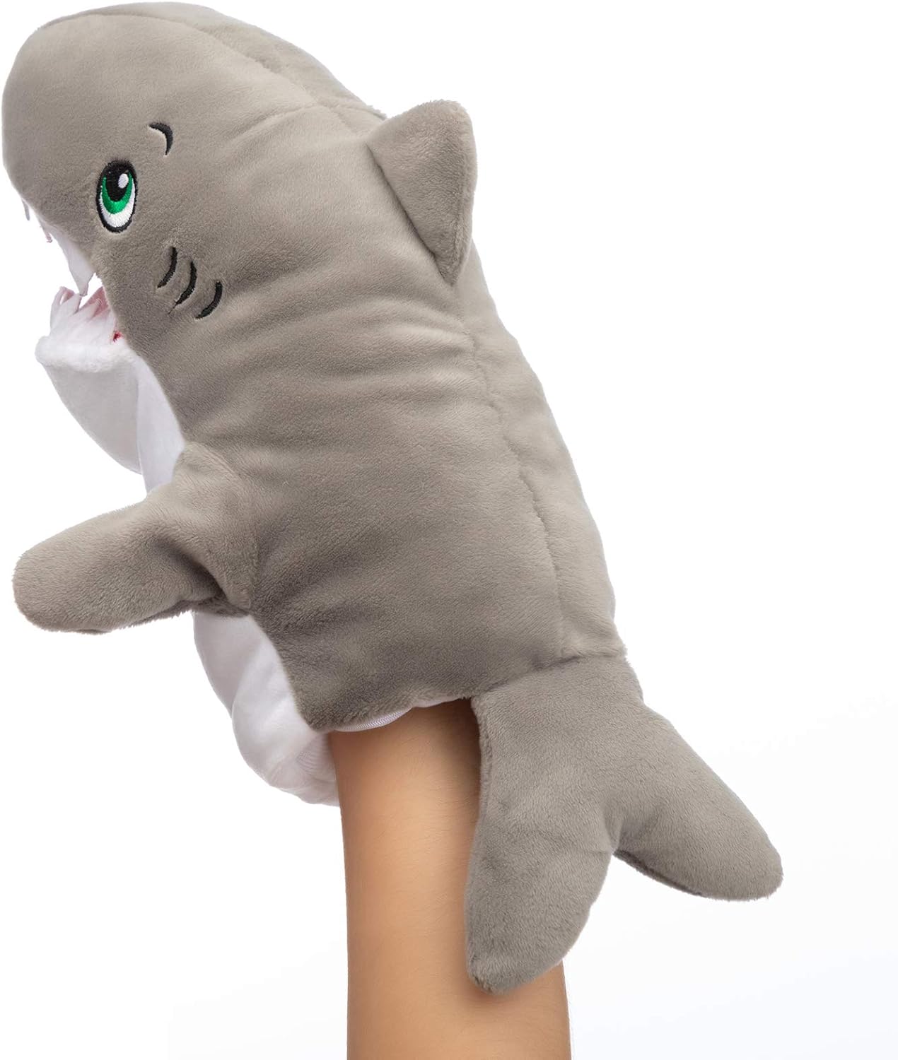 HollyHOME Shark Hand Puppets Stuffed Ocean Animals Hand Puppet Plush Animal Toys 13 Inches