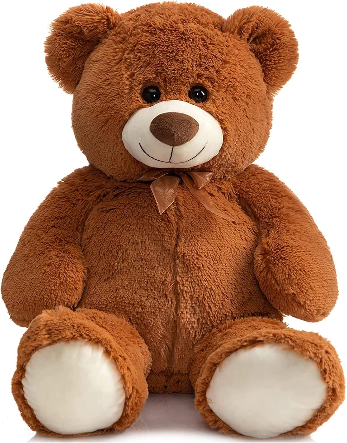 HollyHOME Big Teddy Bear Large Teddy Bear Stuffed Animal Birthday Valentines Day Plush for Kids and Girlfriend 36 inch Brown