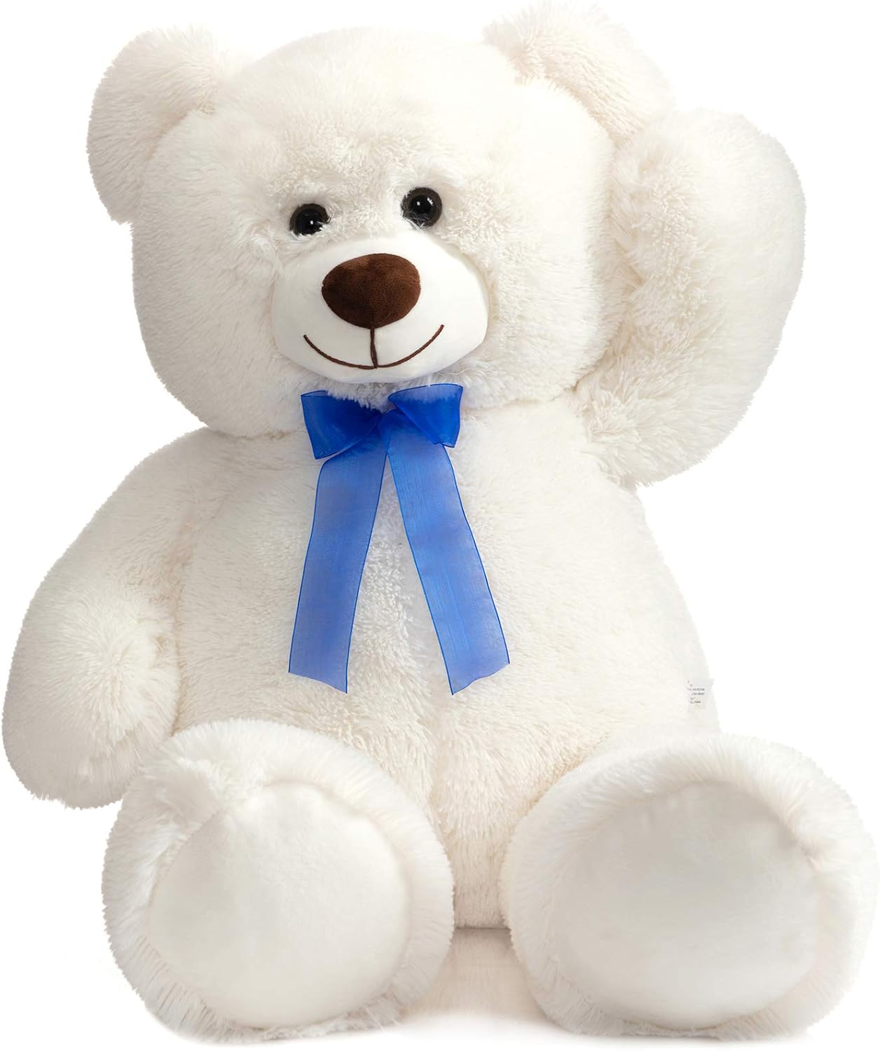 HollyHOME Big Teddy Bear Large Teddy Bear Stuffed Animal Birthday Valentines Day Plush for Kids and Girlfriend 36 inch White