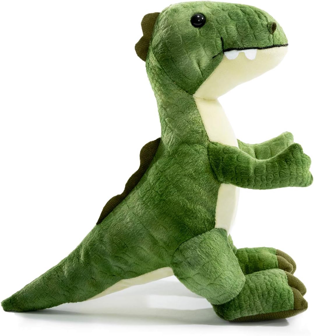 HollyHOME Plush T-Rex Dinosaur Baby Stuffed Animal Toy Kids Gift Green 10"