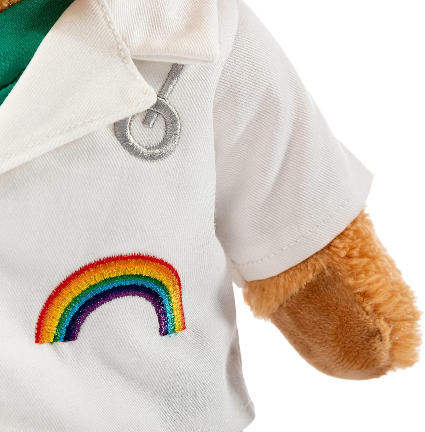 HollyHOME 16 inches Doctor in Scrubs Teddy Bear Stuffed Animal Plush Toy