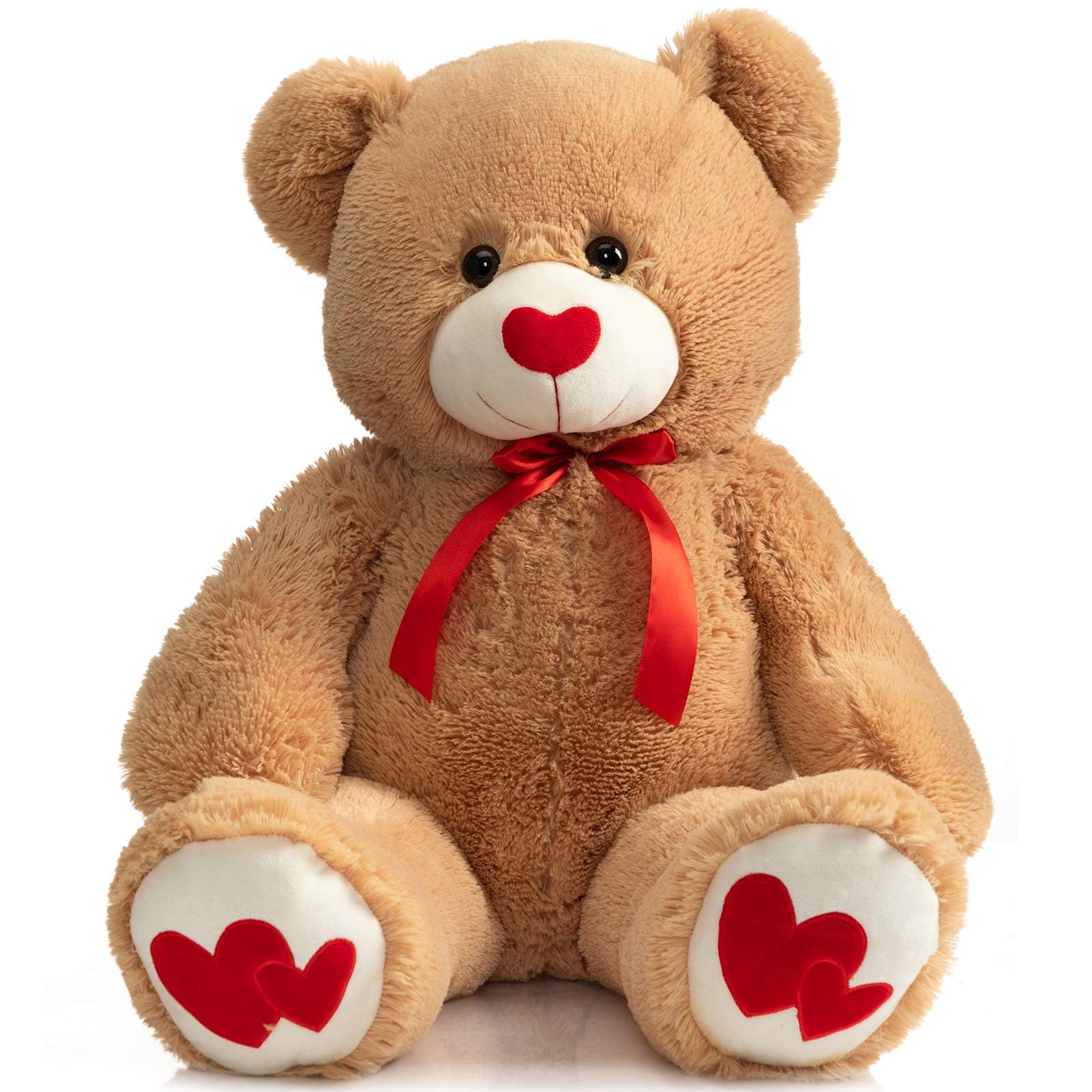 hollyhome-big-teddy-bear-stuffed-animal-large-bear-plush-with-red-heart-for-girlfriend-and-kids-valentines-day-36-inch-tan