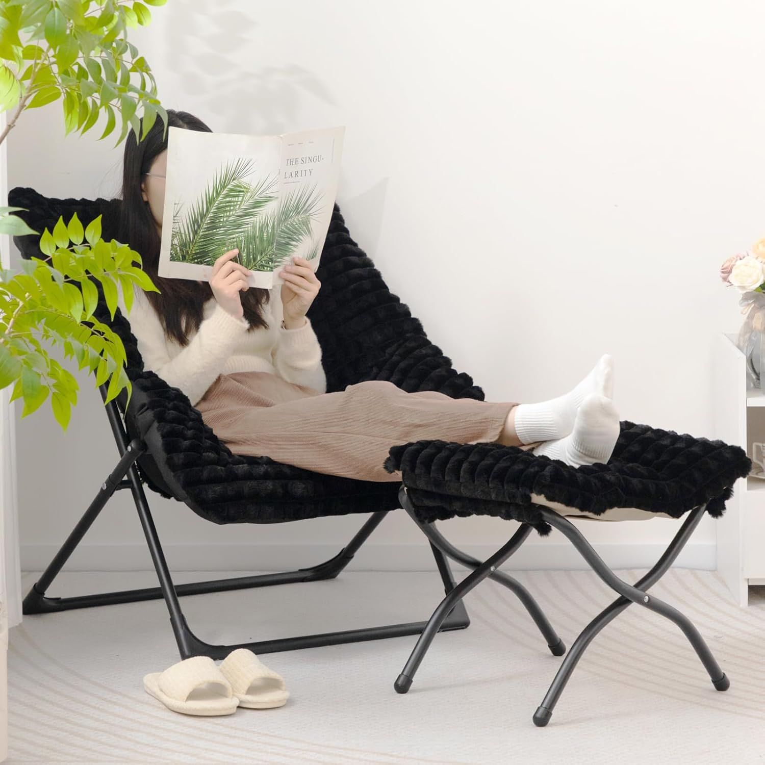 HollyHOME X-Large Colorful Saucer Chair