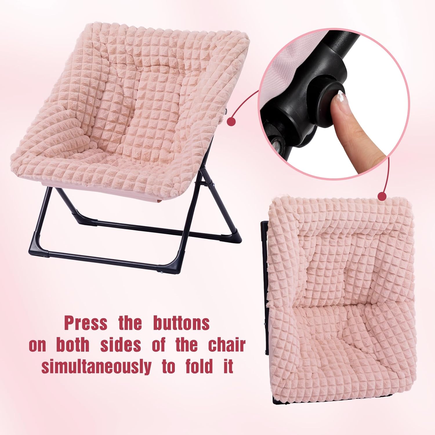 HollyHOME X-Large Colorful Saucer Chair