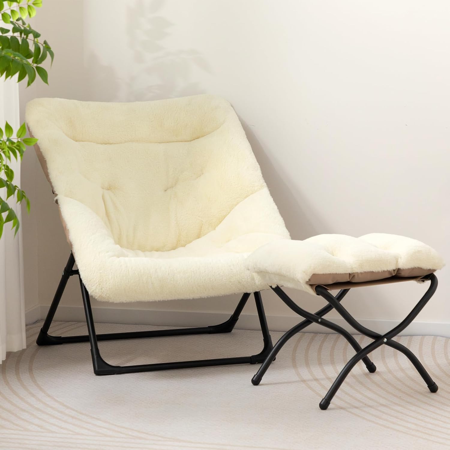 HollyHOME X-Large Colorful Saucer Chair