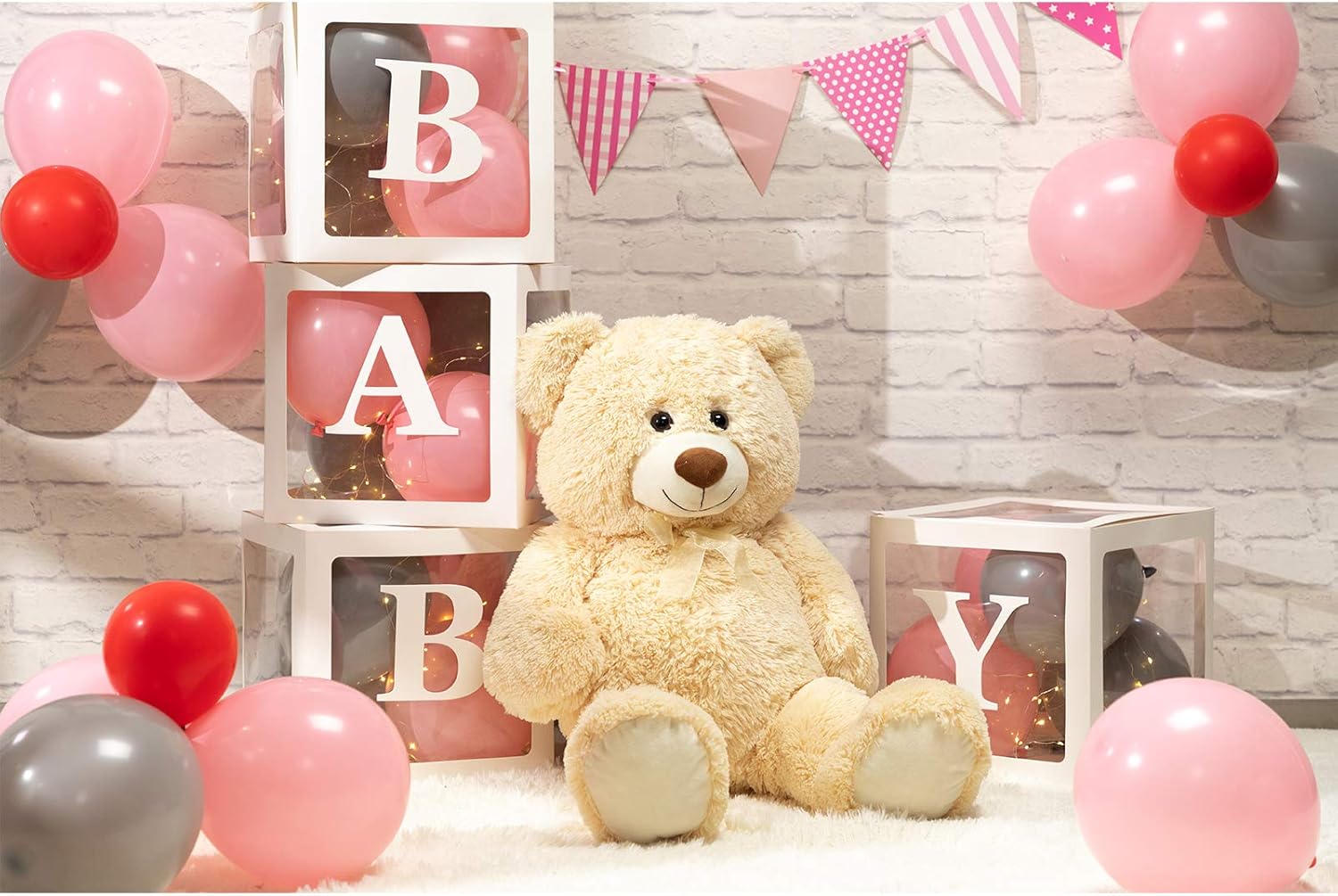 36 inch Pink Teddy Bear