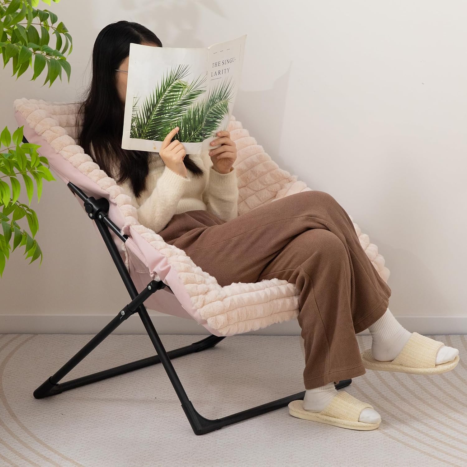 Beige Chair&Stool