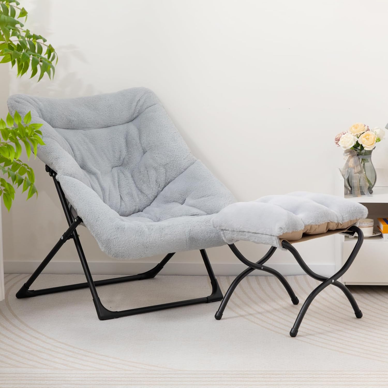 Light Khaki Chair&Stool