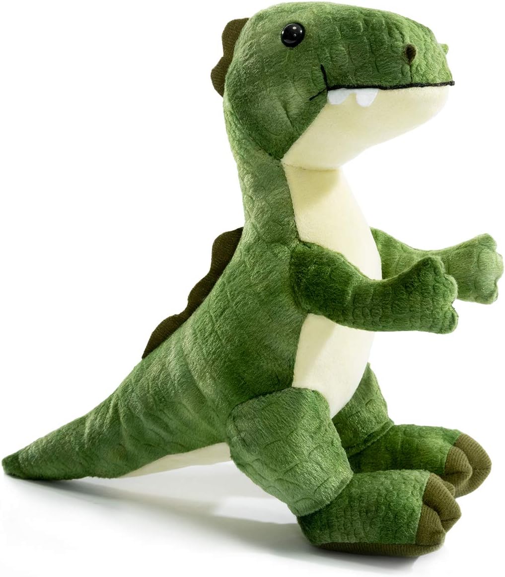 HollyHOME Plush T-Rex Dinosaur Baby Stuffed Animal Toy Kids Gift Green 10"