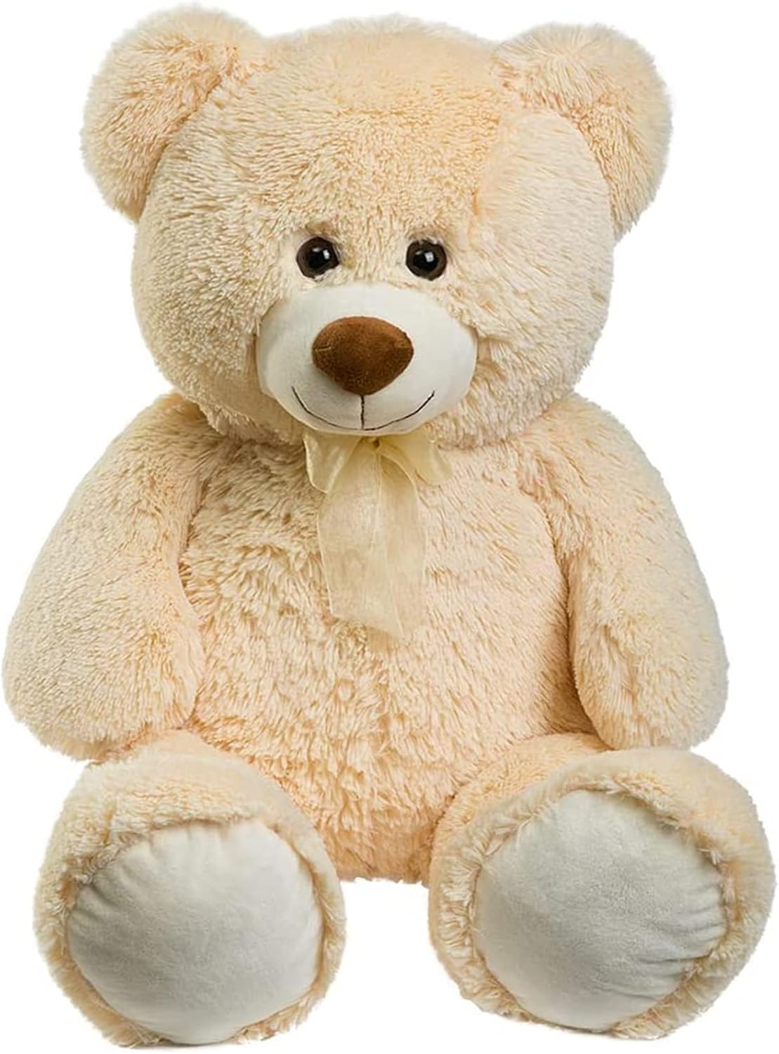 HollyHOME Big Teddy Bear Large Teddy Bear Stuffed Animal Birthday Valentines Day Plush for Kids and Girlfriend 36 inch Beige