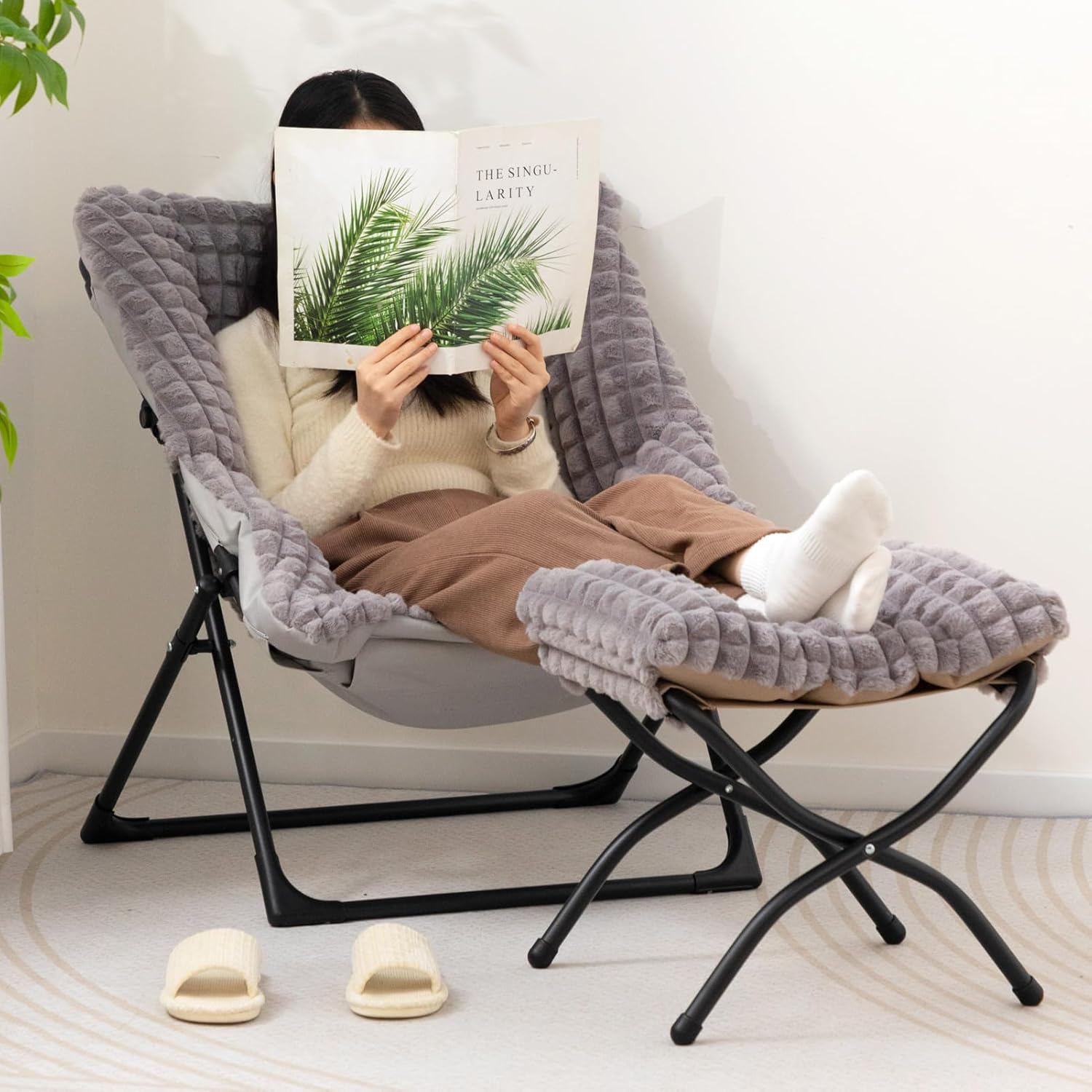 Light Khaki Chair&Stool