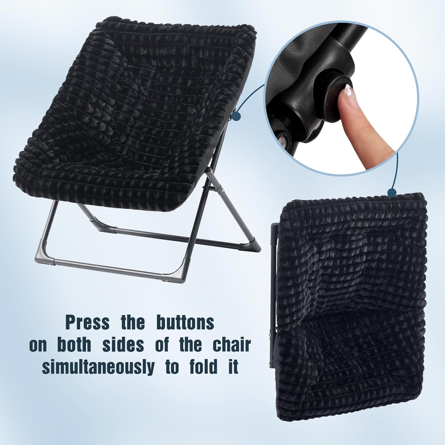 HollyHOME X-Large Colorful Saucer Chair