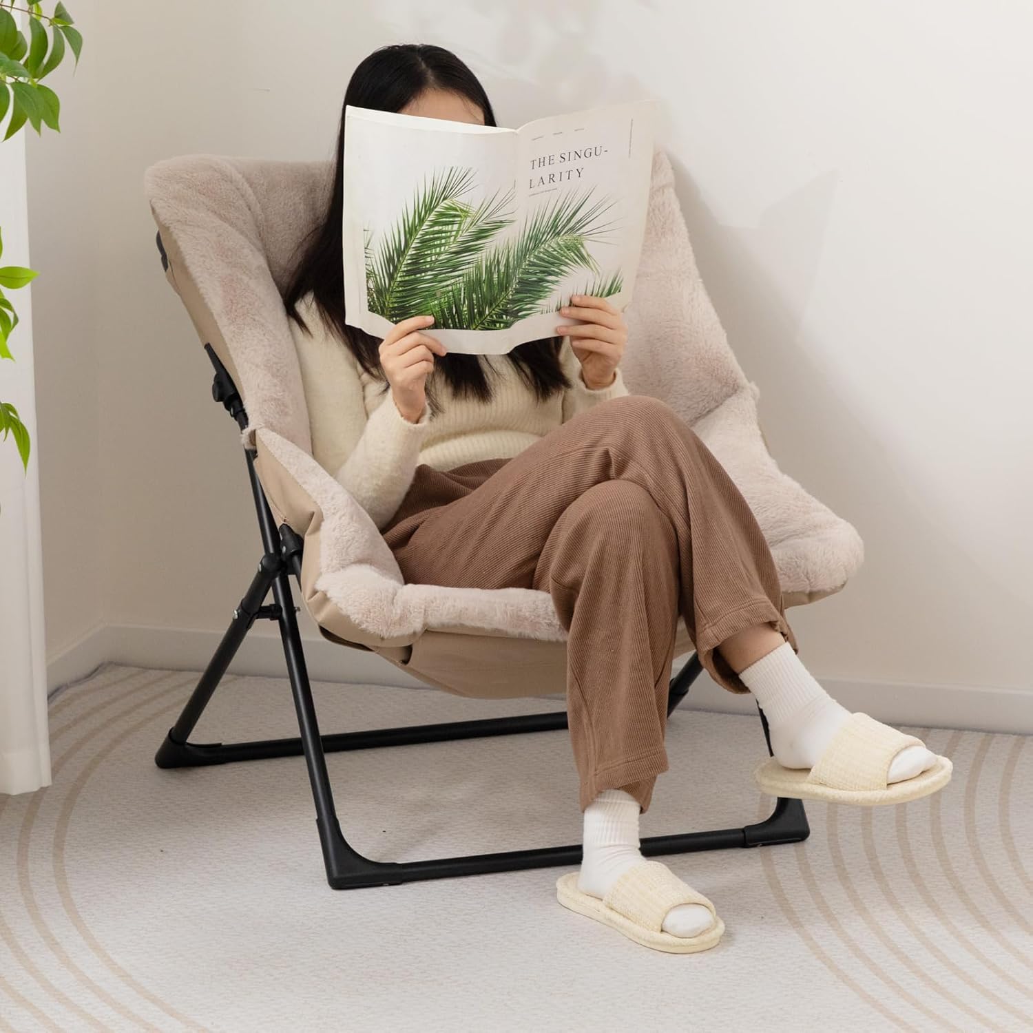 Light Khaki Chair&Stool