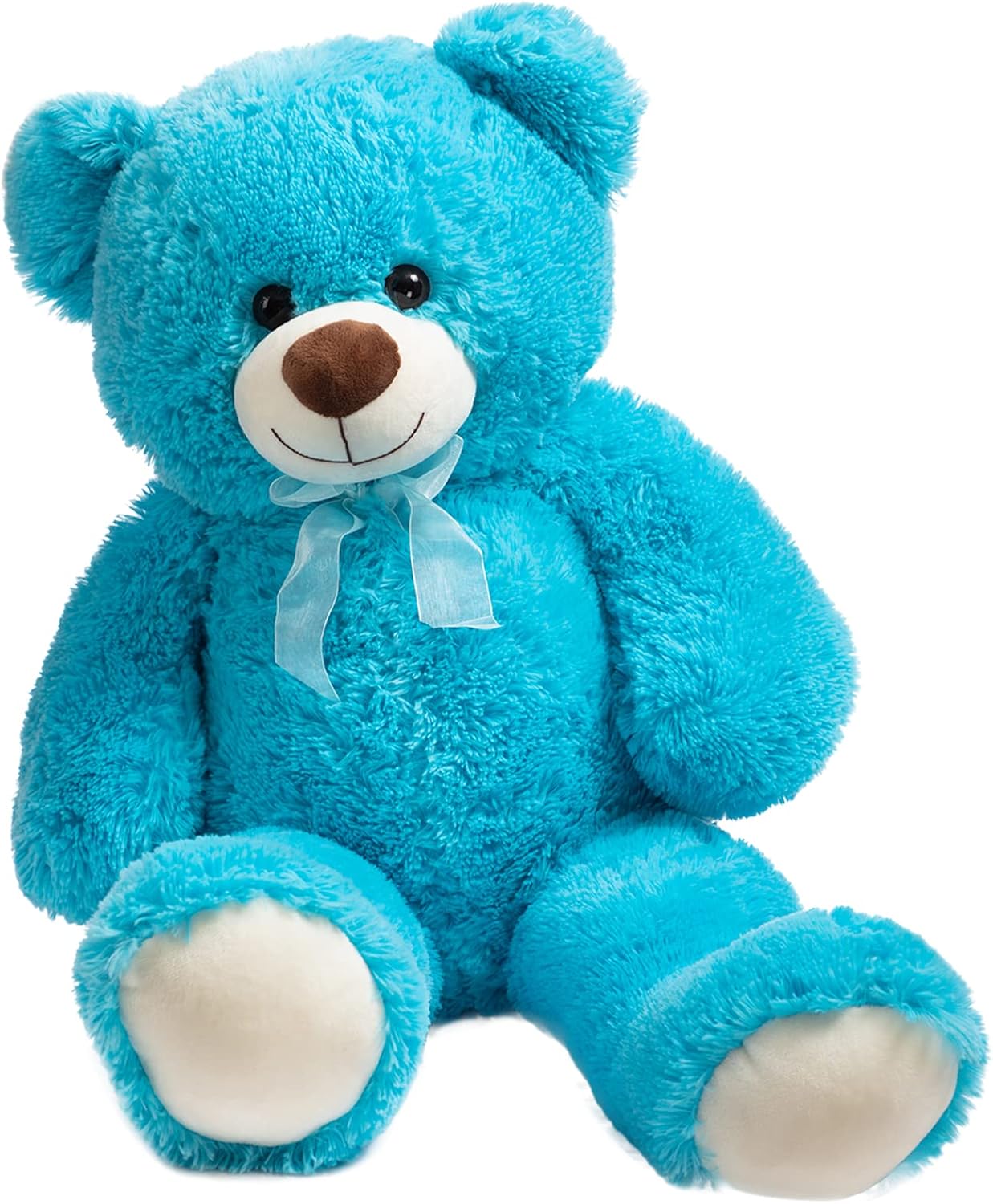 HollyHOME Big Teddy Bear Large Teddy Bear Stuffed Animal Birthday Valentines Day Plush for Kids and Girlfriend 36 inch Blue