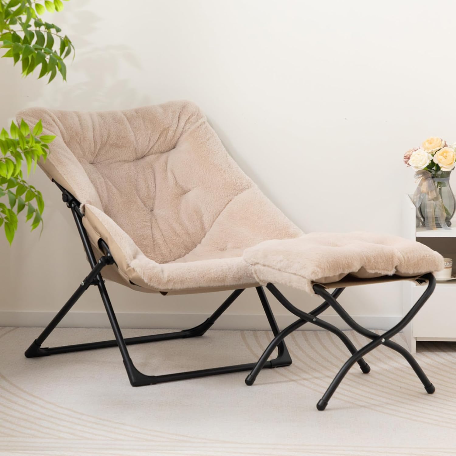 Light Khaki Chair&Stool