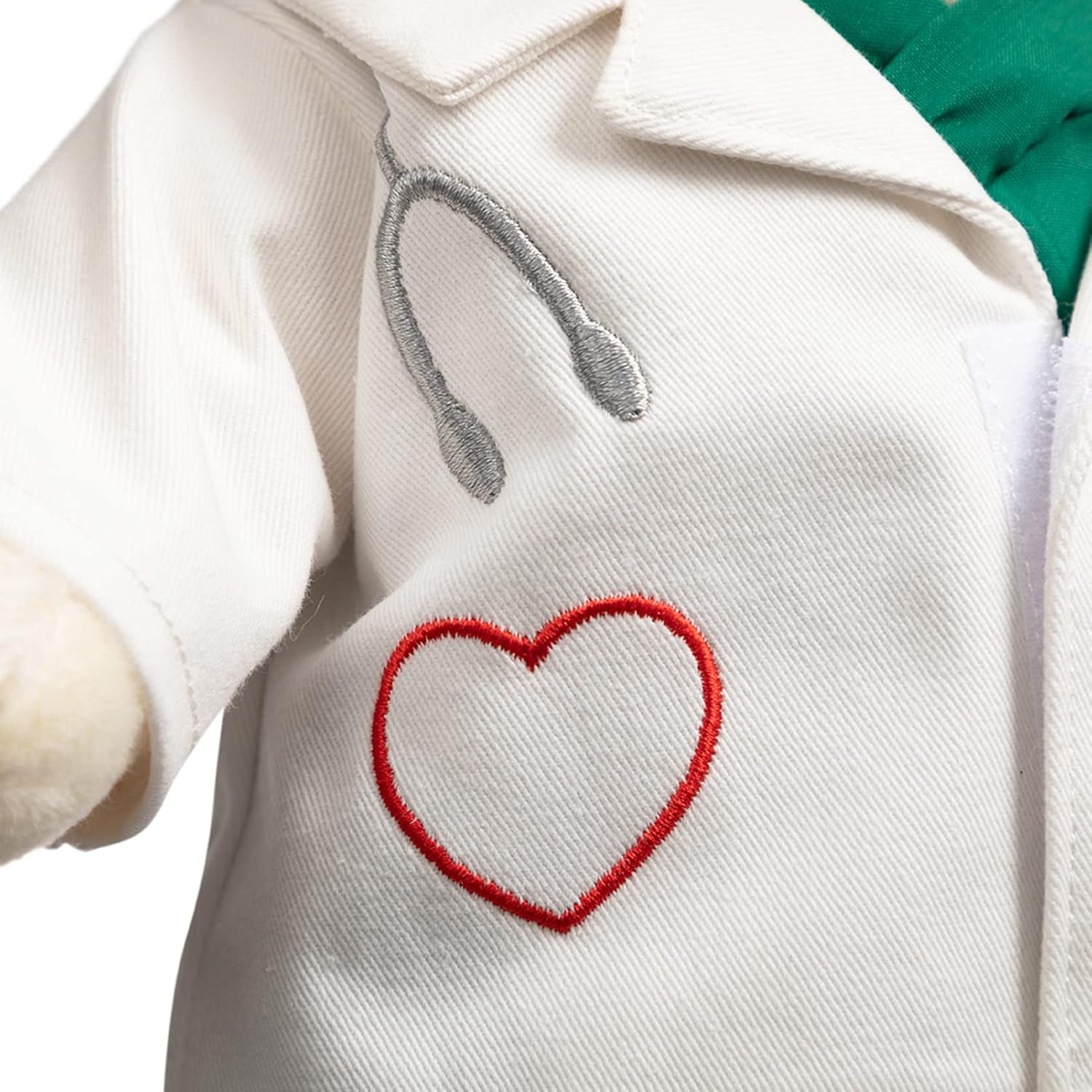 HollyHOME 16 inches Cream Doctor Teddy Bear Stuffed Animal Plush Toy