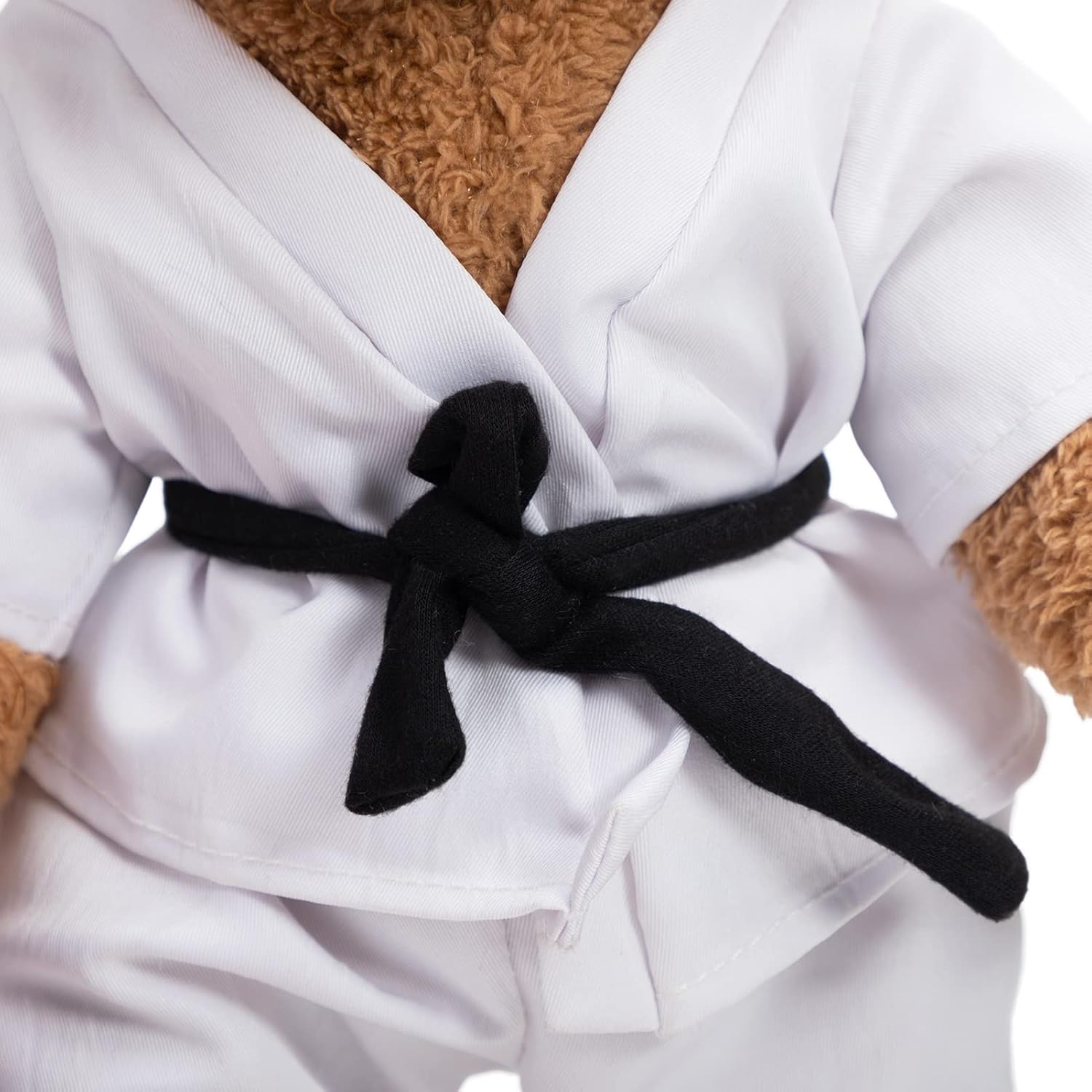 HollyHOME Karate Bear Stuffed Animal Teddy Bear in Karate Uniform Unique Toy Gifts for Kids and Karate Lovers Holiday Birthday Valentine 16 inches