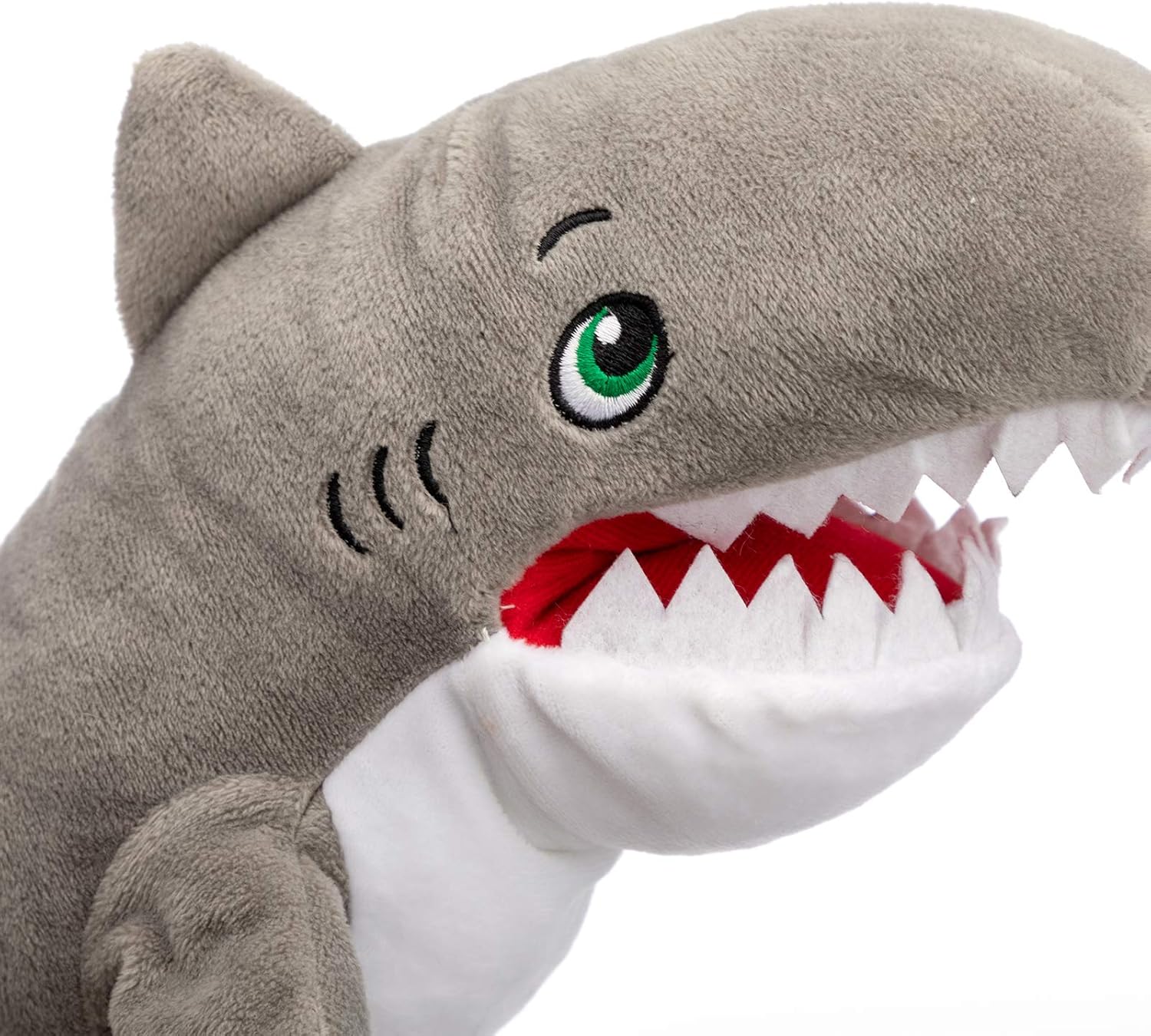 HollyHOME Shark Hand Puppets Stuffed Ocean Animals Hand Puppet Plush Animal Toys 13 Inches