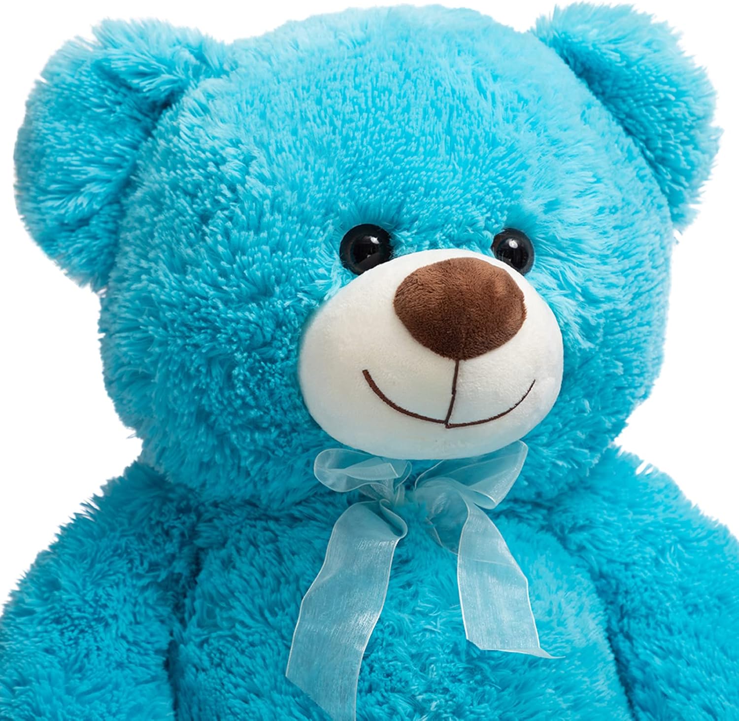 HollyHOME Big Teddy Bear Large Teddy Bear Stuffed Animal Birthday Valentines Day Plush for Kids and Girlfriend 36 inch Lake Blue