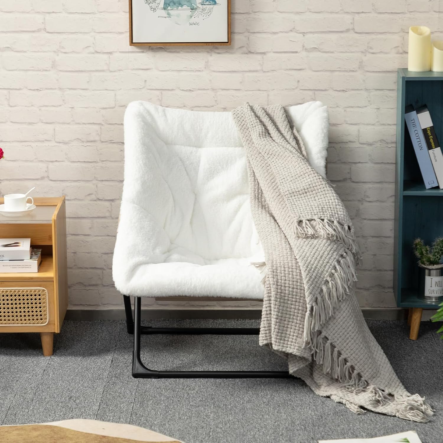 HollyHOME X-Large Colorful Saucer Chair